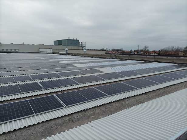 Impianto a tetto da 625 kWp | Padova